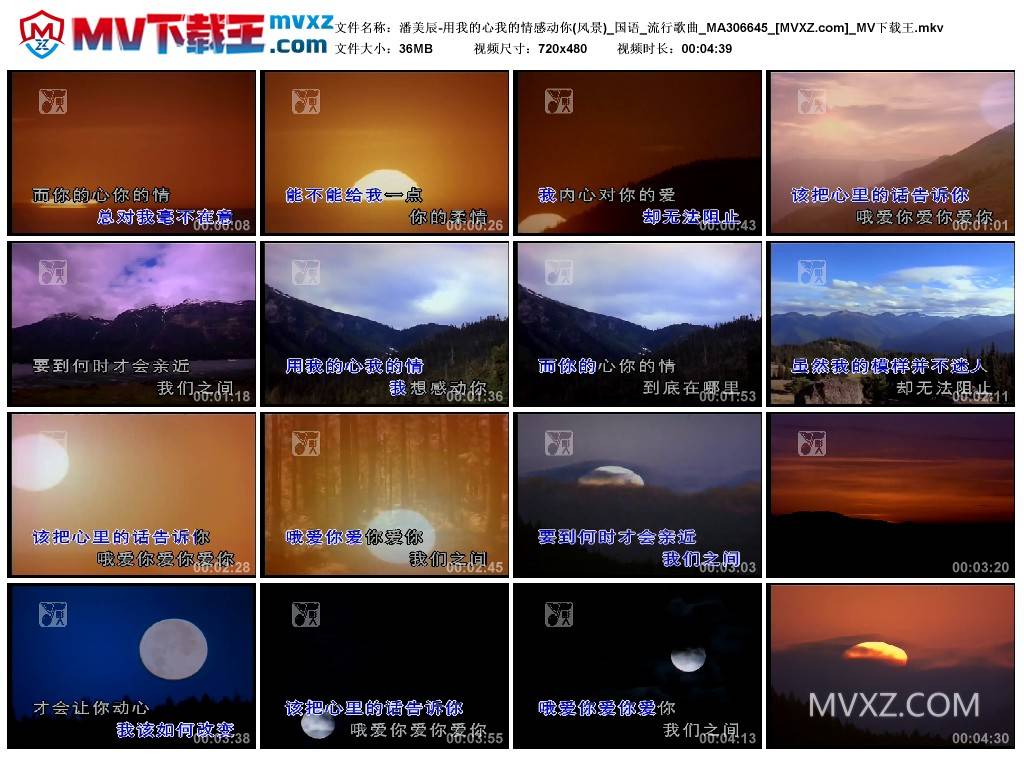 潘美辰-用我的心我的情感动你(风景)_国语_流行歌曲_MA306645